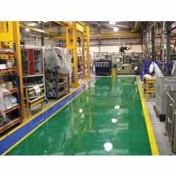 Epoxy Flooring At Electronic Industries