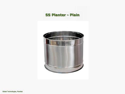 Planters In Stainless Steel