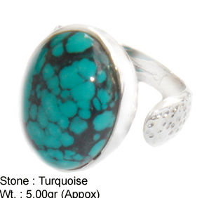 Turquoise Design Finger Ring