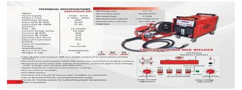 ENDEAVOUR 400 A MIG Welding Machine