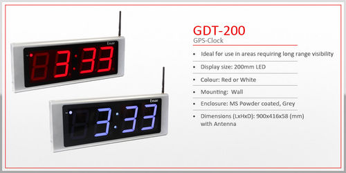 Gdt-200 Gps Clock With Led Display