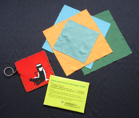 माइक्रोफाइबर लेंस क्लीनिंग क्लॉथ