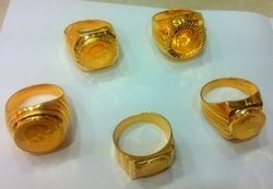 Gold Coin Rings