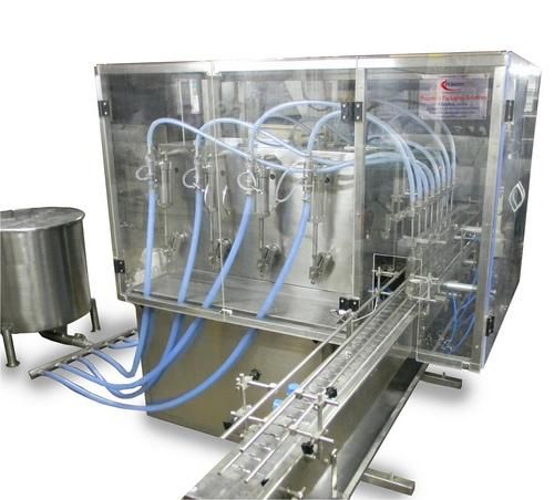 8 Head Volumetric Linear Bottle Filling Machines