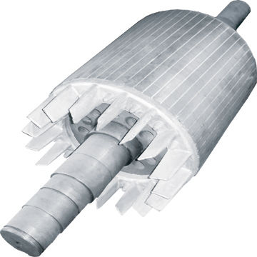 Aluminium Die Casting Rotor With Shaft