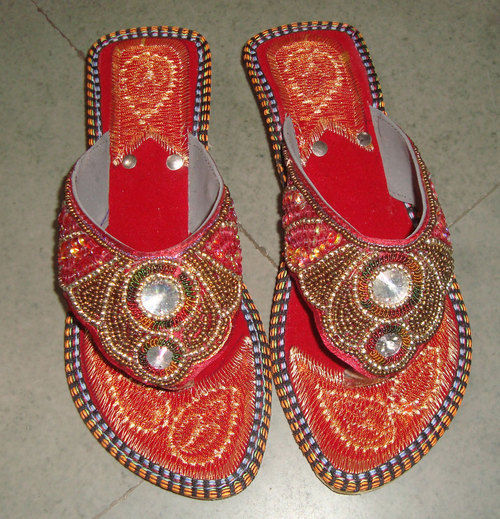 Ladies Beaded Slipper