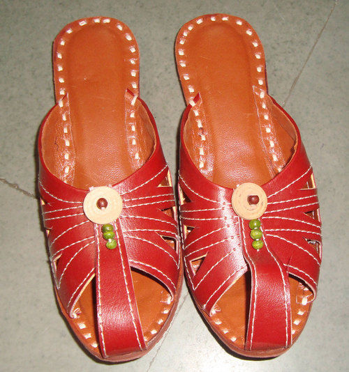 leather slippers