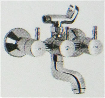 Wall Mixer With Telephone Shower Arrangement