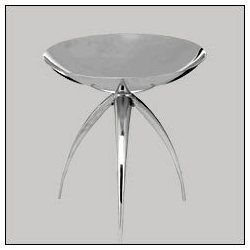 Silver Tripod Dish