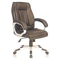 Medium Back Leather Chair