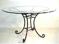 Wrought Iron Round Dining Tables