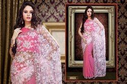 Designer Ladies Embroidery Sarees