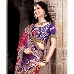 Georgette Embroidered Saree