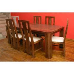 Wooden Shower Dinning Table Set