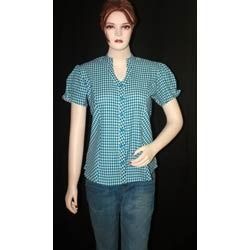 Tunic In Yarn Dyed Check Tops