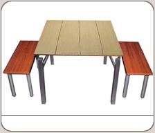 Wooden Canteen Table