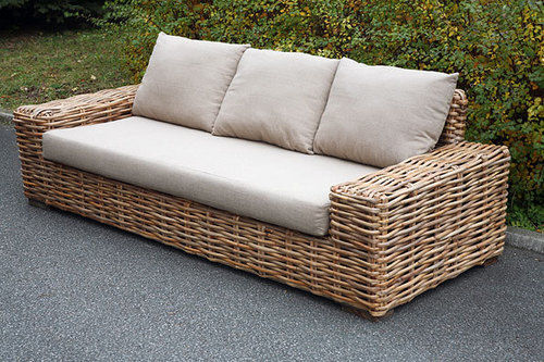 wicker sofa