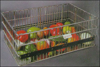 S.S. Folding Partition Basket