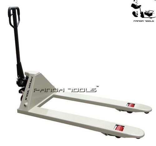 Hand Pallet Trucks - AC Galvanized Pump with 18-Month Warranty | Comfortable Rubber Coated Handle, Tandem Wheels Options