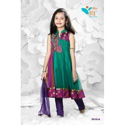 Kids Designer Cotton Churidar Suits