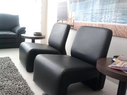 Single Black Sofa