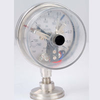 Electric Contact Gauges - Stainless Steel 100mm/150mm Dial Size | IP-65 Rated, ±1% Accuracy, Various Mounting Options, Explosion Proof Design