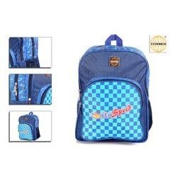 Nylon School Bag - Premium Quality Fabric, Spacious Design with Multiple Pockets for Easy Storage