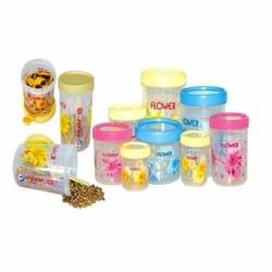 Wide Mouth Round Plastic Printed Containers