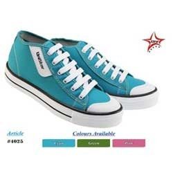 Coloured Ladies Canvas Shoes