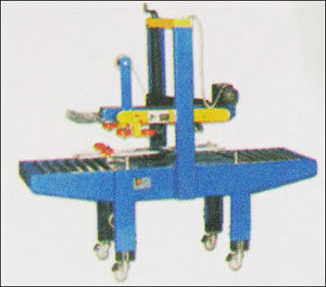 Cartoon Tapping Machine - 1000 Calies/hrs Sealing Capacity, Fast Adjustable Taping for All Box Sizes, Dual Motor Drive & Heavy-Duty Design