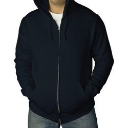 Men's Full Zip Hoodies - Premium Cotton Blend, Available in Various Sizes and Colors