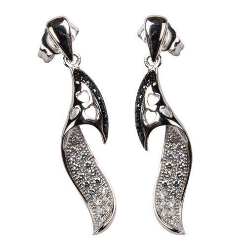 Silver Leaf Earrings