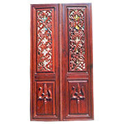 Rosewood Temple Door