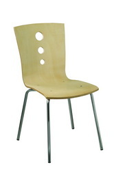 Visitor Chair (Wood-SQ)