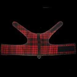 Red Checked Dog Harness