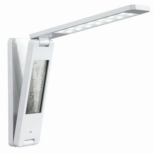 2W Foldable and Rechargeable LED Book Light with Calendar