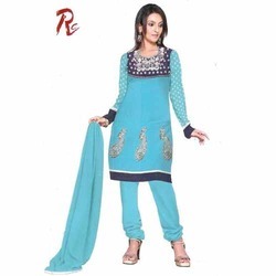 Dyeable Embroidery Dress Material