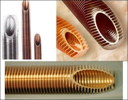 copper finned tubes