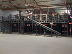 Multi-Tire Storage And Mezzanine Floor System