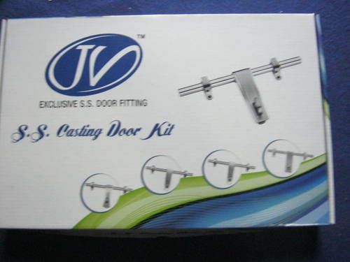 SS Casting Door Kit - Premium Quality Stainless Steel, Includes Door Handle & Stopper, Versatile Aldrops and Door Chains