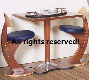 कॉफी टेबल और चेयर