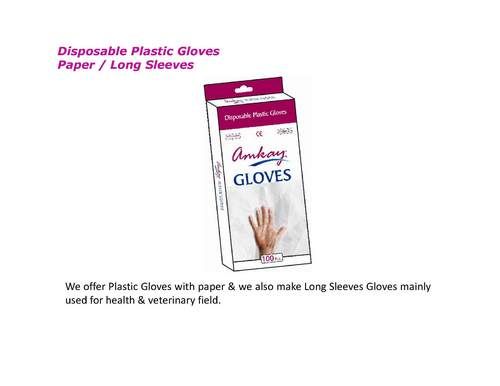 Disposable Plastic Long Sleeves Gloves