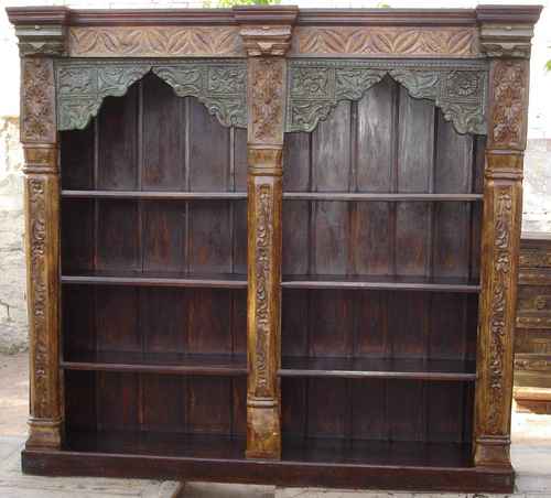 Old Pillar Bookcase