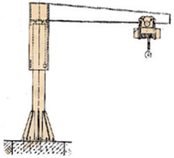 pillar crane