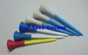 Plastic Rubber Cushion Top Golf Tees