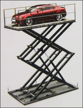 Double Stage Scissor Car Platform