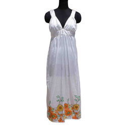 Long White Dress - Premium Quality Fabric, Eclectic Designs and Easy to Wash | Ideal for Evening Parties, Get-Togethers and Receptions