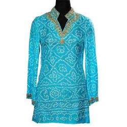 Printed Chiffon Kaftan