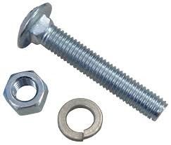 Cp Carriage Bolts And Nut With Washer