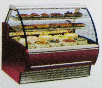 Refrigerated Display Counter - Premium Glass & Steel Design | Ideal for Restaurants, Hotels, Supermarkets, Elegant Presentation